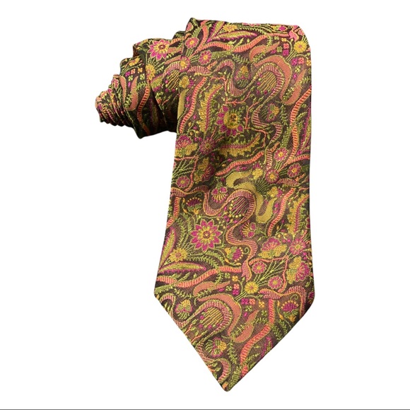 🔥4 for $20🔥Hand stitched silk brocade tie Mix and match!!! - Picture 2 of 3